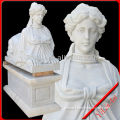 White Marble Stone Sphinx Statue With Fine Work